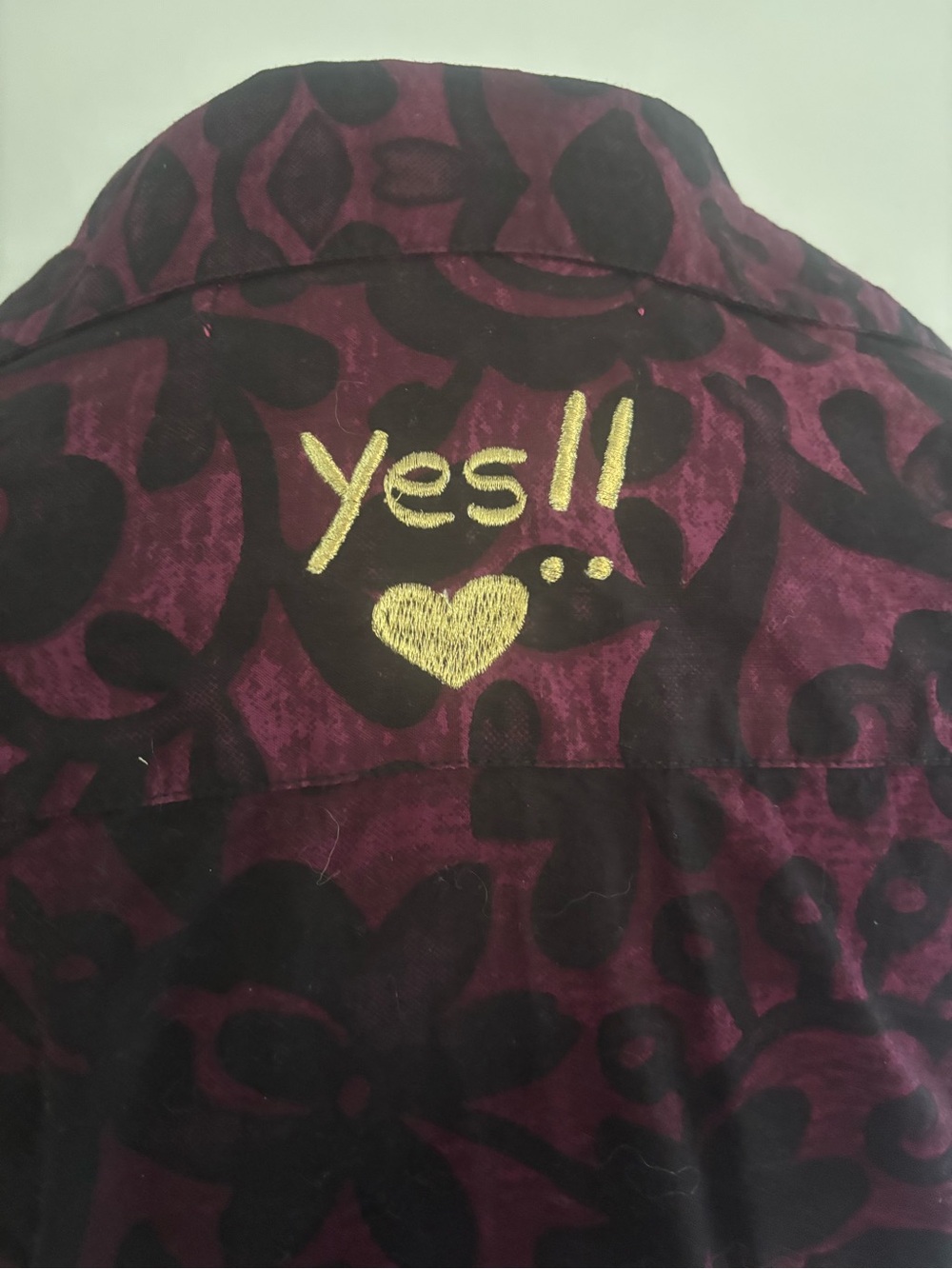 Desigual Purple and Pink Mixed-Print Button Down Shirt - Picture 6 of 7